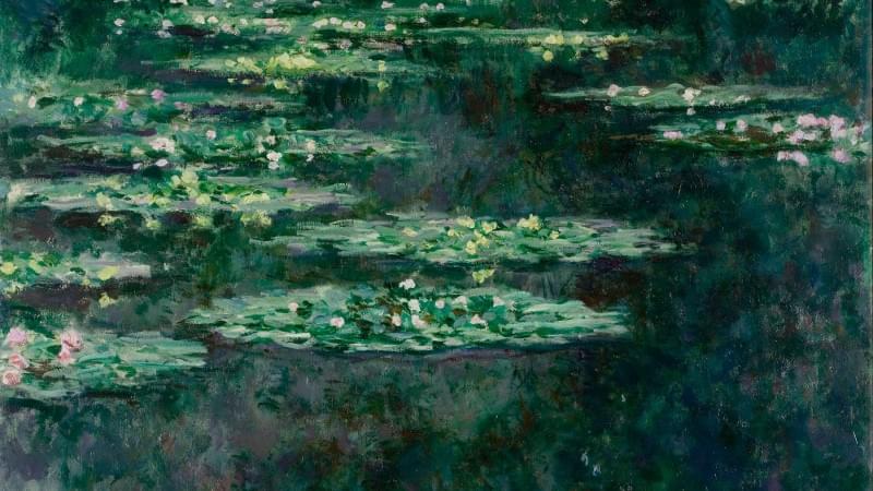 Клод Моне «Лилии» (фрагмент), 1904