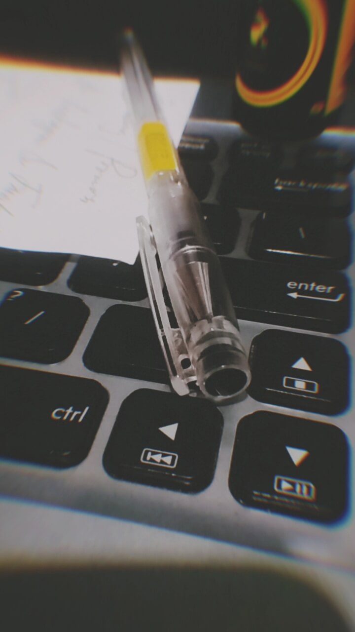 Yellow Keyboard with Pen ~ 2019/06/12
