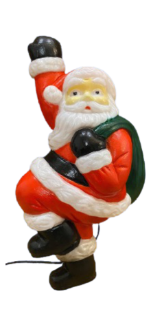 Climbing Santa photo