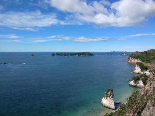 Cathedral Cove walk lookout
