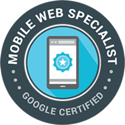 Google certified mobile web specialist digital badge