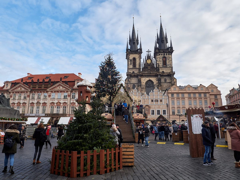 Piața din Centrul Vechi din Praga