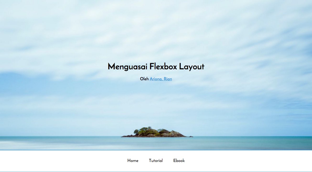 Flexbox - Hero Cover Page