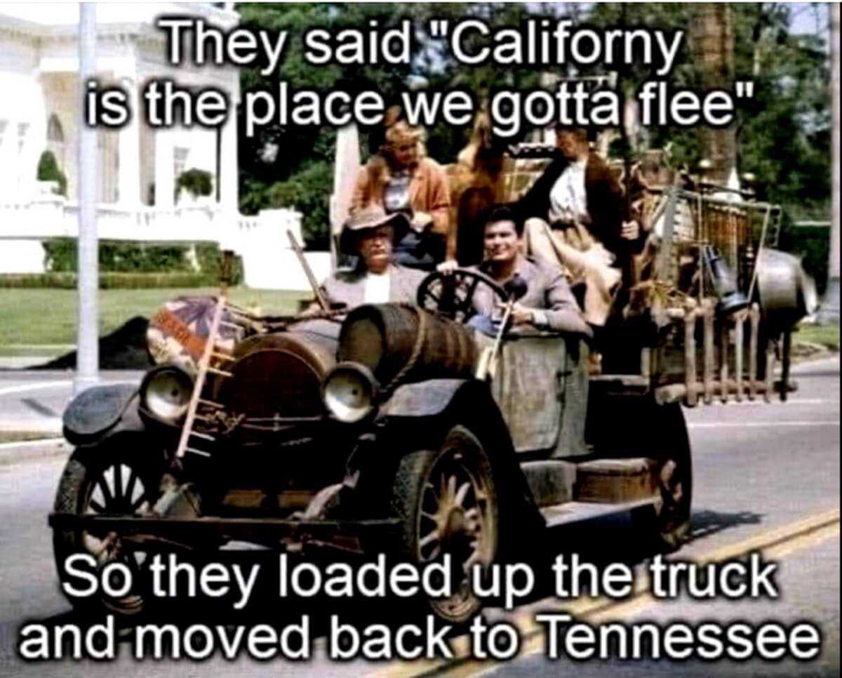 Out of LA Back to Tennessee