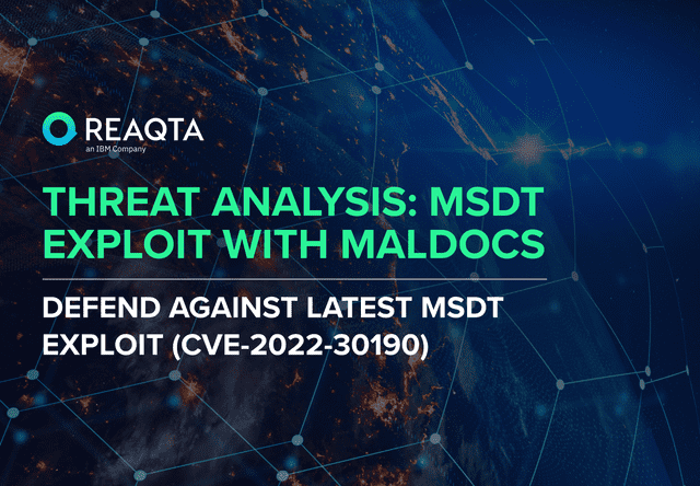 Threat Analysis: MSDT Exploit with maldocs