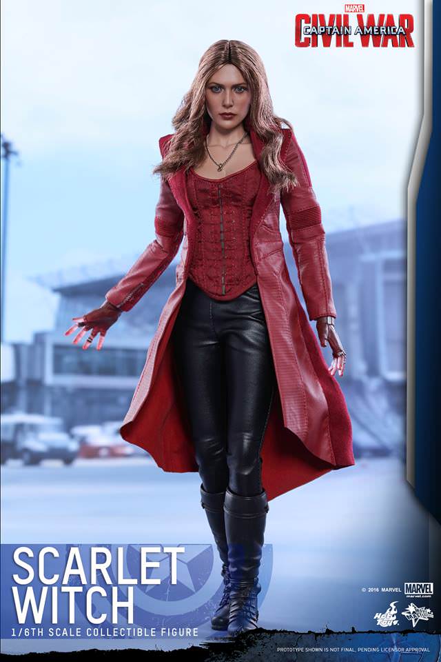 Hot Toys Captain America: Civil War MMS370 Scarlet Witch 1/6th Scale Collectible Figure Hot Toys Captain America: Civil War MMS370 Scarlet Witch 1/6th Scale Collectible Figure