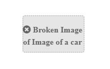 Broken image link with extra styling