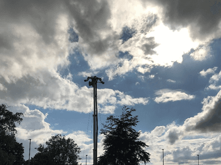 Mobile CCTV Tower – Knutsford Carpark