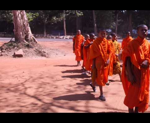 Cambodia  Angkor Monks 7