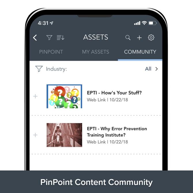 PinPoint Content Community