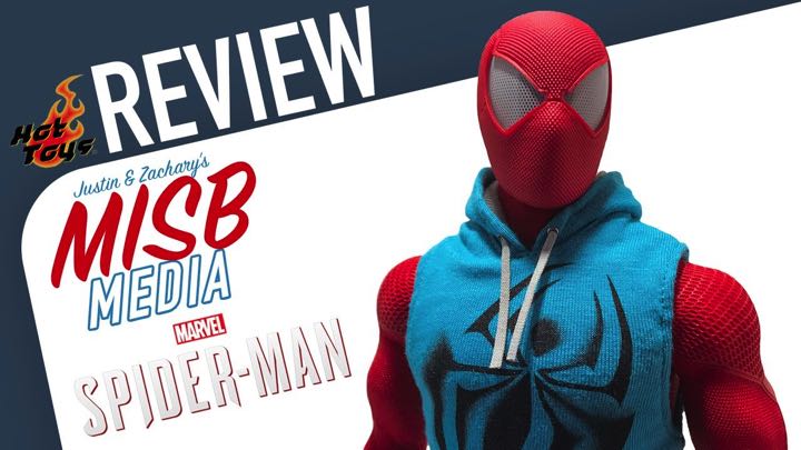 Hot Toys Scarlet Spider Suit Spider-Man PS4 Showcase Review