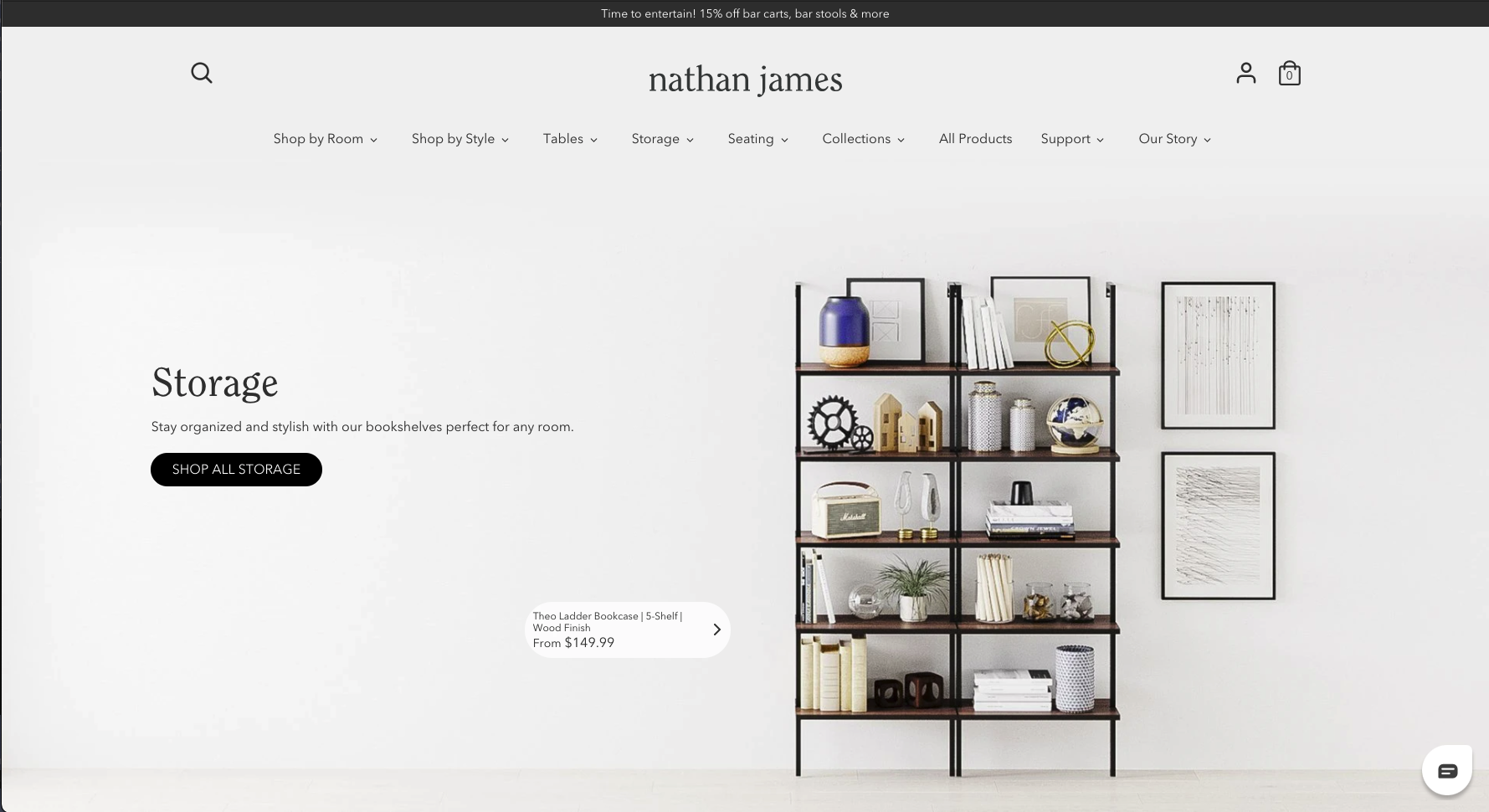 Nathan James website homepage