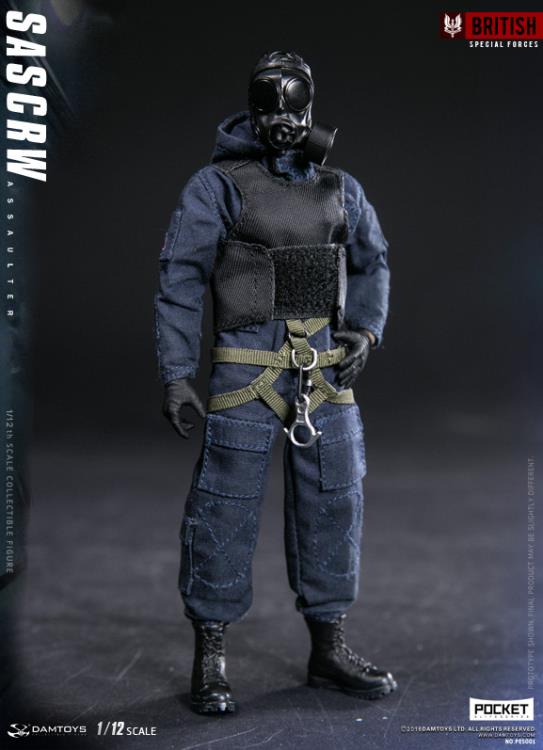 Damtoys British Special Forces Pocket Elite Series SAS CRW Assaulter 1/12 Scale Figure