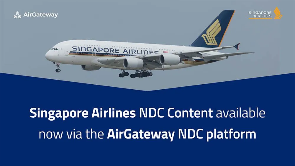 Singapore Airlines NDC added to our platform