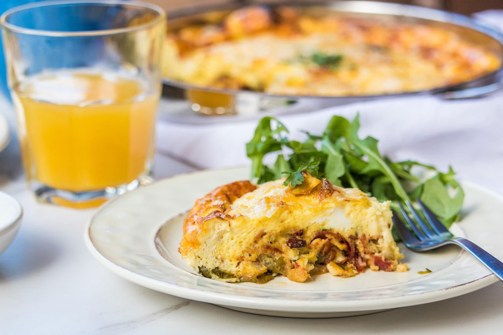 Roasted Vegetable Frittata – a must have on your brunch list.