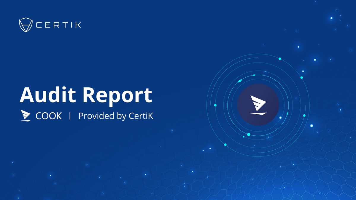 Cook Protocol Audits Native Token Smart Contract With CertiK