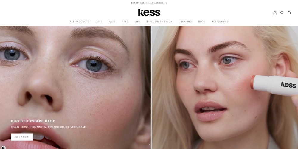 KESS BERLIN Shop Screenshot