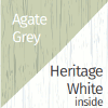 Agate Grey / Heritage White (inside)