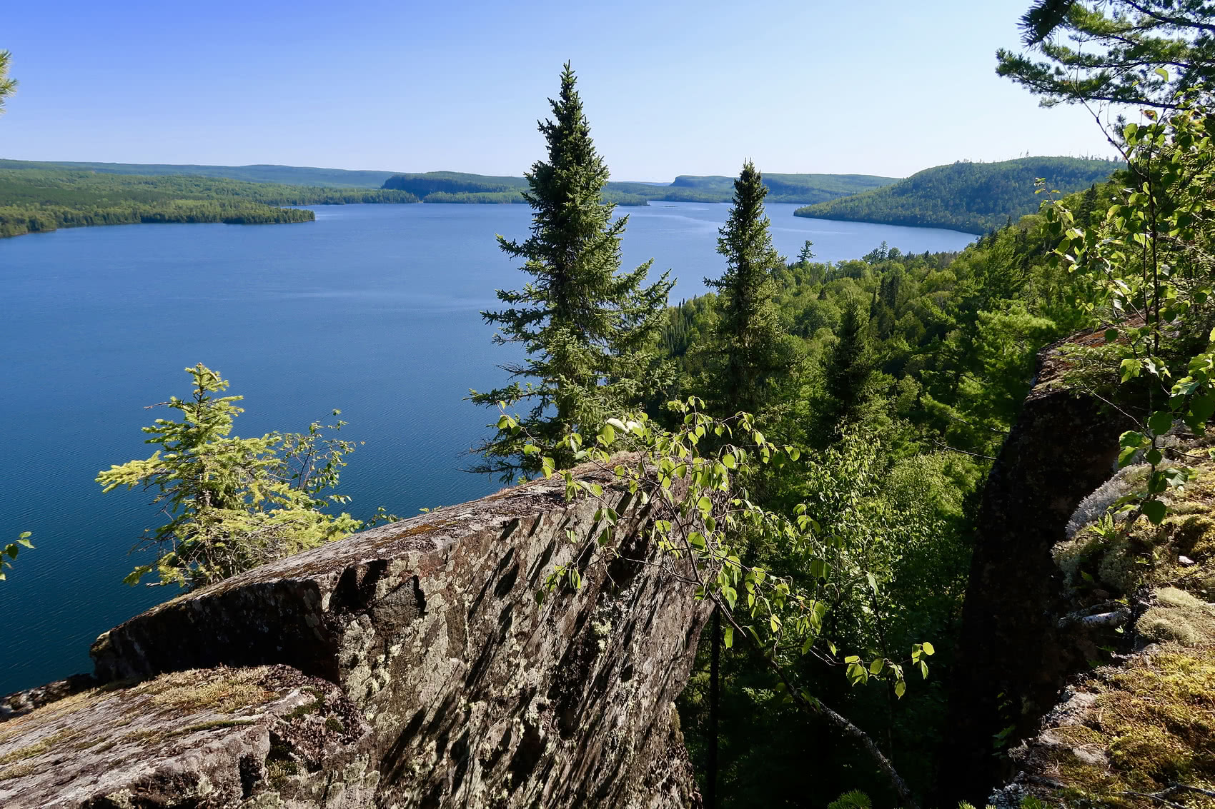 More views from the cliffs over Rose Lake