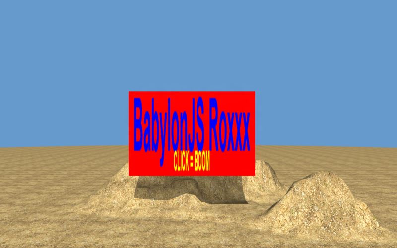 WebGL scene for BOOM