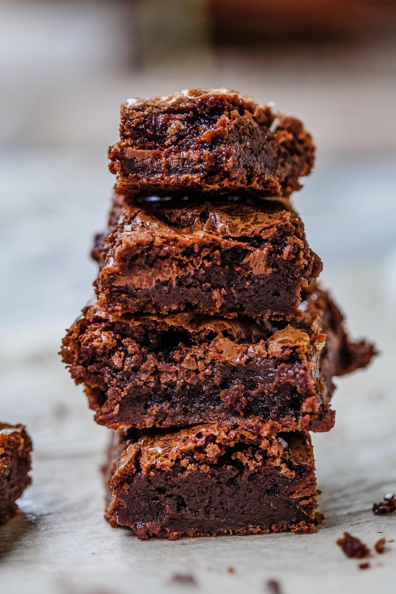 Chocolate Hazelnut Espresso Brownies | Olive & Mango