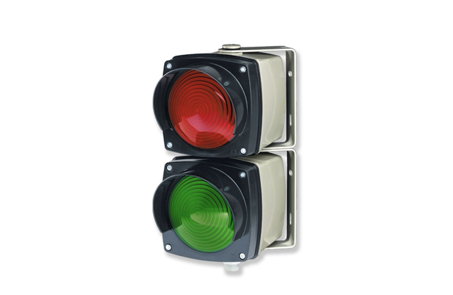 Światła czerwono-zielone, stosowane z centralą TS-981 do kierowania ruchem