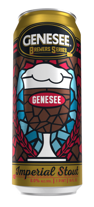 Genesee Imperial Stout can
