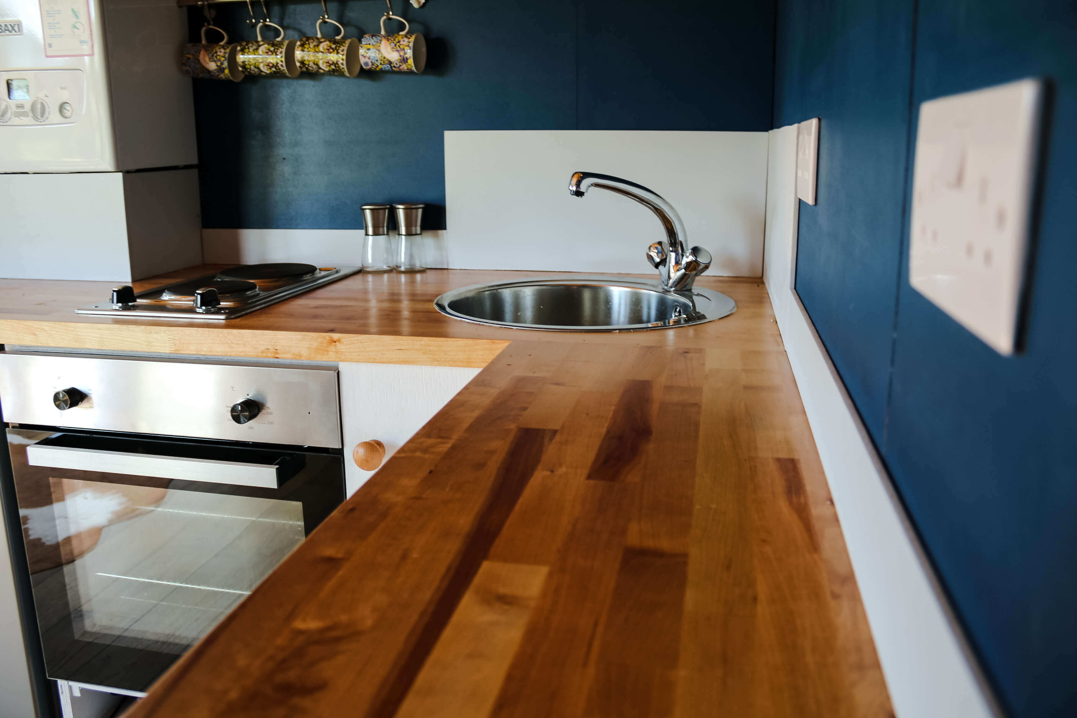 Photo of the kitchen at Dorset chalet