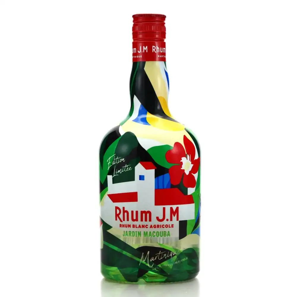 Image of the front of the bottle of the rum Blanc Jardin Macouba
