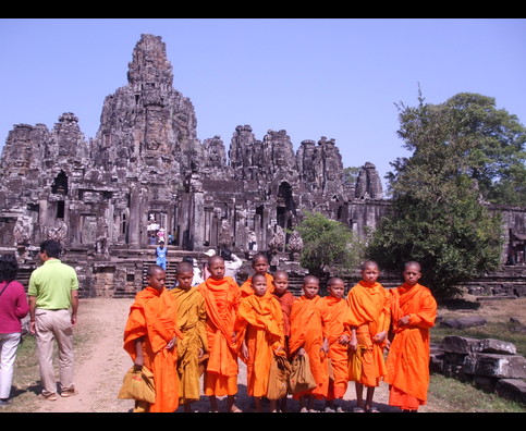 Cambodia  Angkor Monks 15