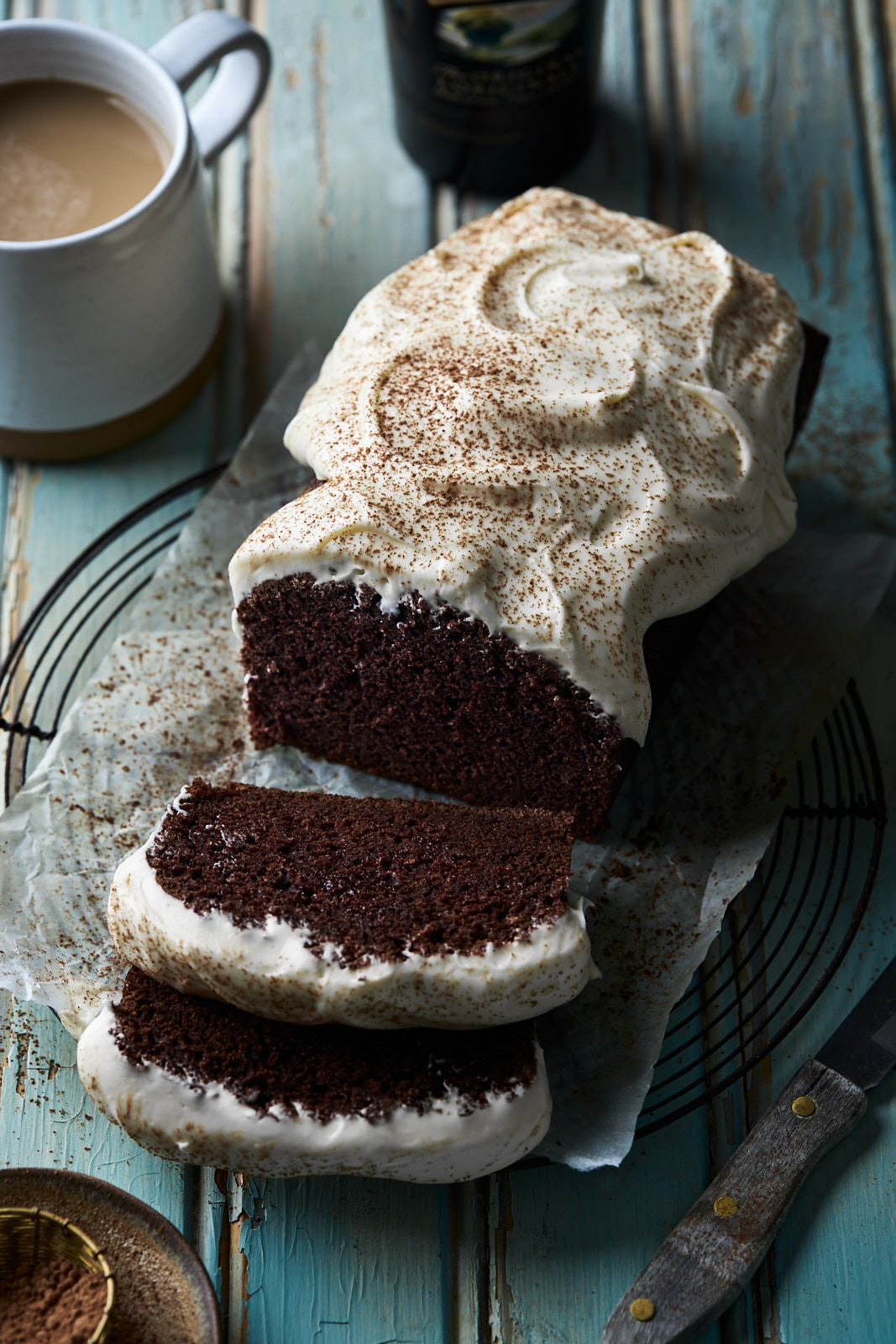 Chocolate Guinness Cake With Irish Cream Frosting Olive And Mango 