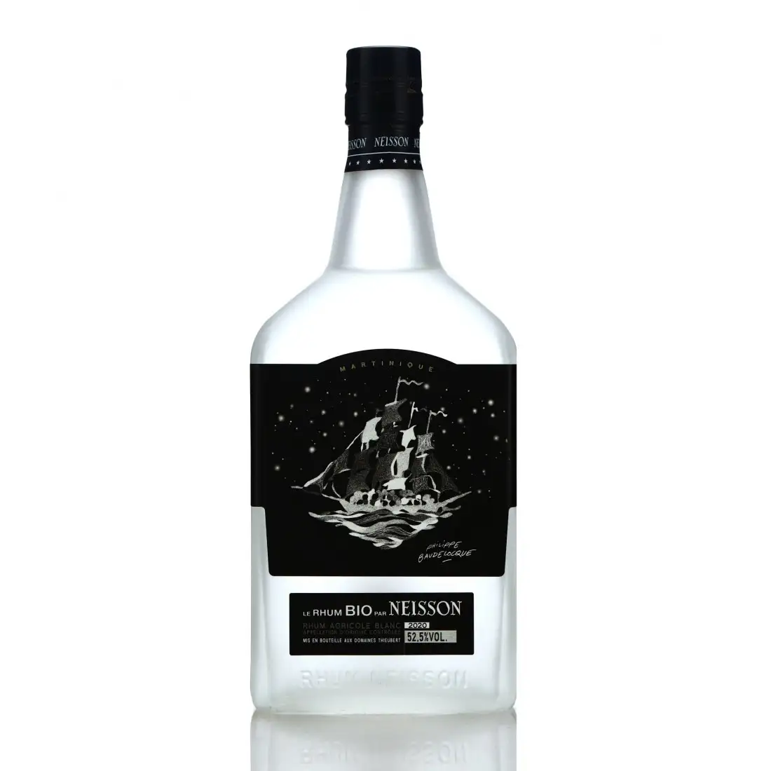 Image of the front of the bottle of the rum Le Rhum Bio Par Neisson