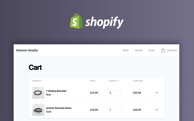 Thumbnail for Statamic Shopify