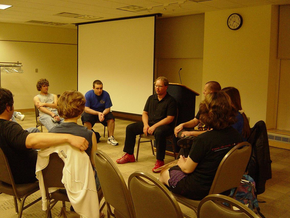 A panel at Animarathon II.