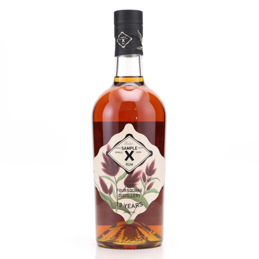 Image of the front of the bottle of the rum Sample X Foursquare Distillery