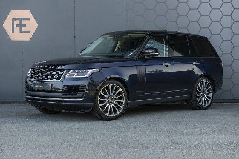 Land Rover Range Rover 5.0 V8 SC Autobiography Portofino Blue + Verwarmde, Gekoelde voorstoelen met Massage Functie + Adaptive Cruise Control + Head Up afbeelding 1