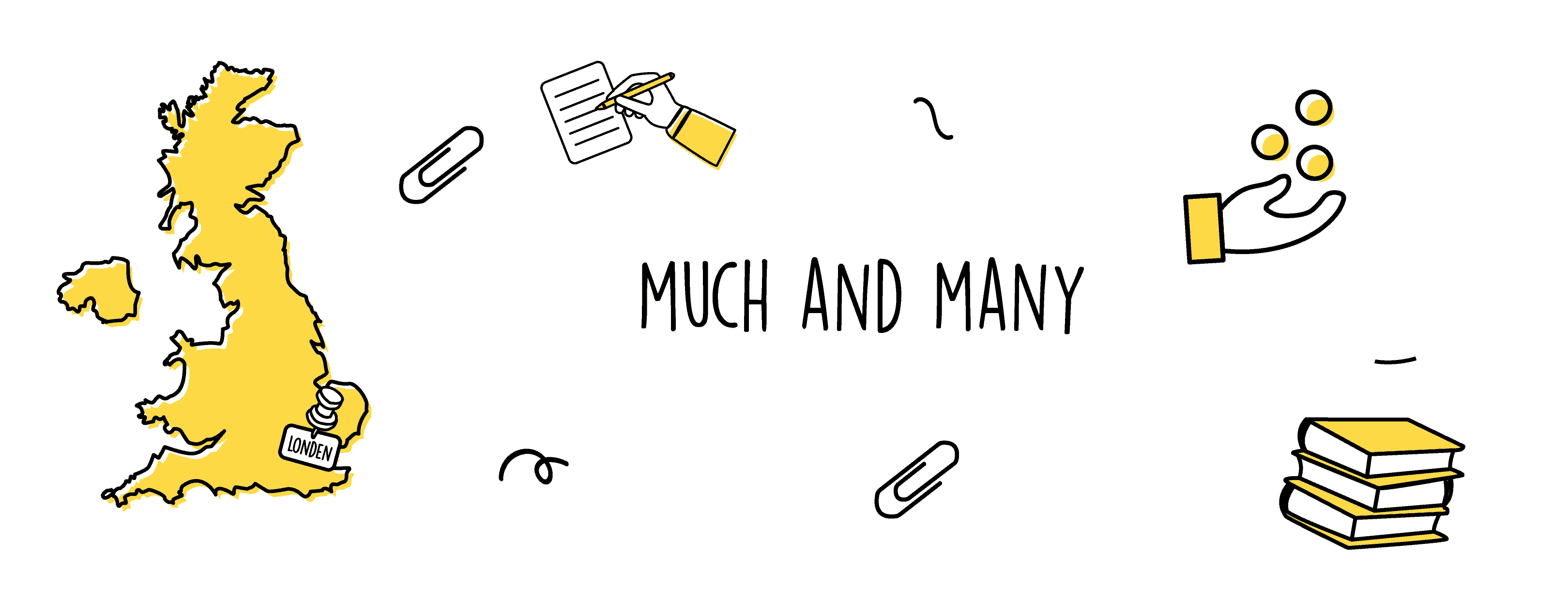 much and many
