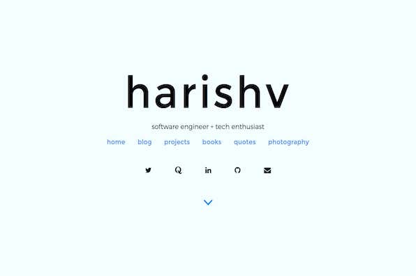 Screenshot of Harish V