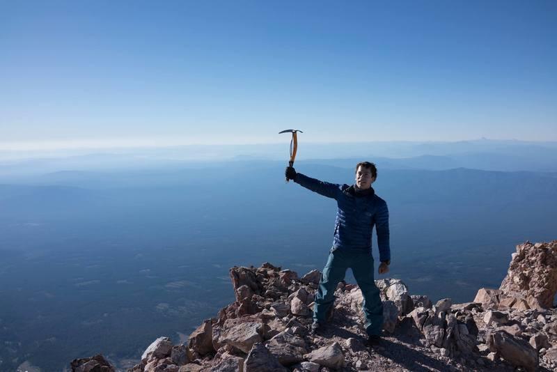 Summiting Mount Shasta