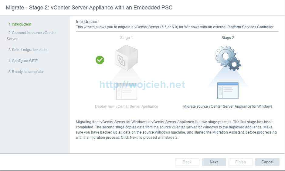 Migration of vCenter Server 6.x to vCenter Server 6.5 - 17