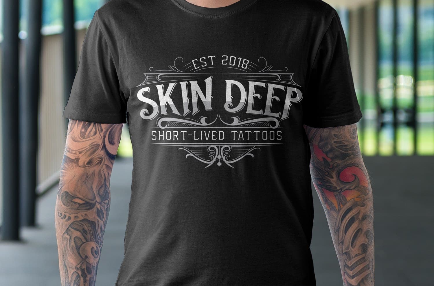 Tattoo design t-shirt by Sam Stoke.