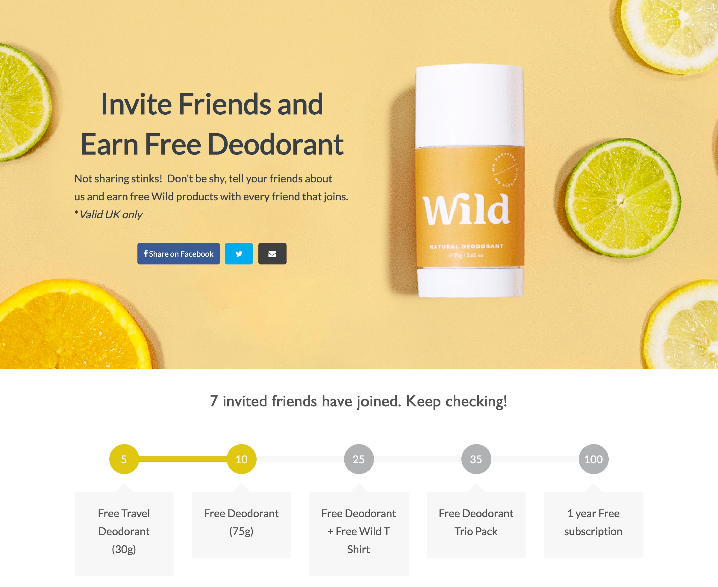 Wild Referral Page