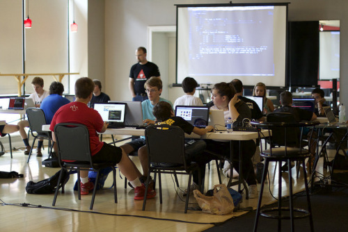 Classroom at Awesome Inc Week of Code - July 2015