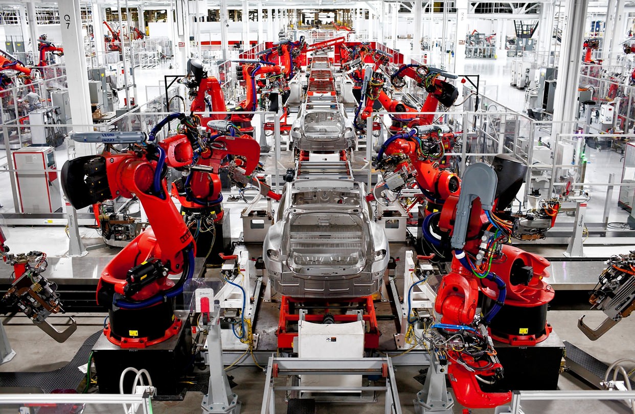 Tesla's car factory