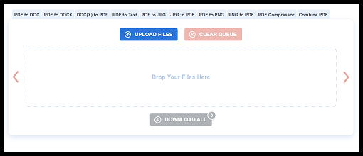 Upload your DOC files