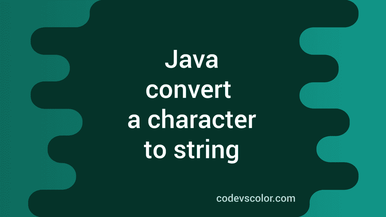 convert-java-char-array-to-a-string