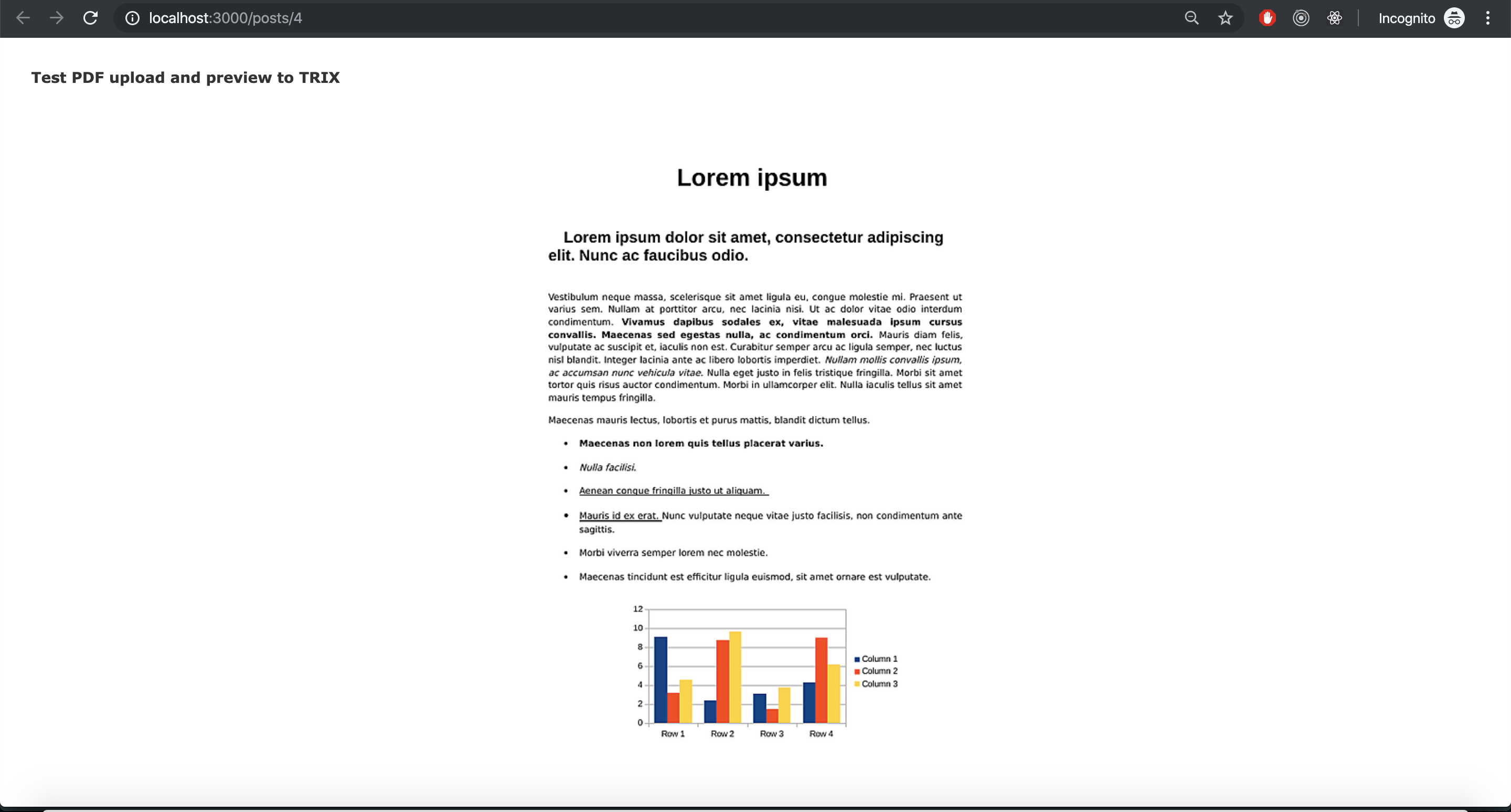 Reloading the after installing poppler. We can now see the preview of the 1st page of the attached PDF.