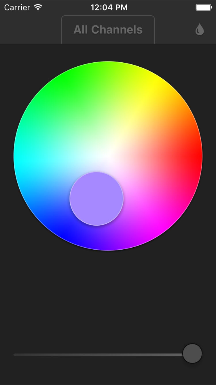Colour picker screen
