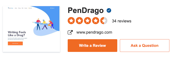 pendrago.com overall rating