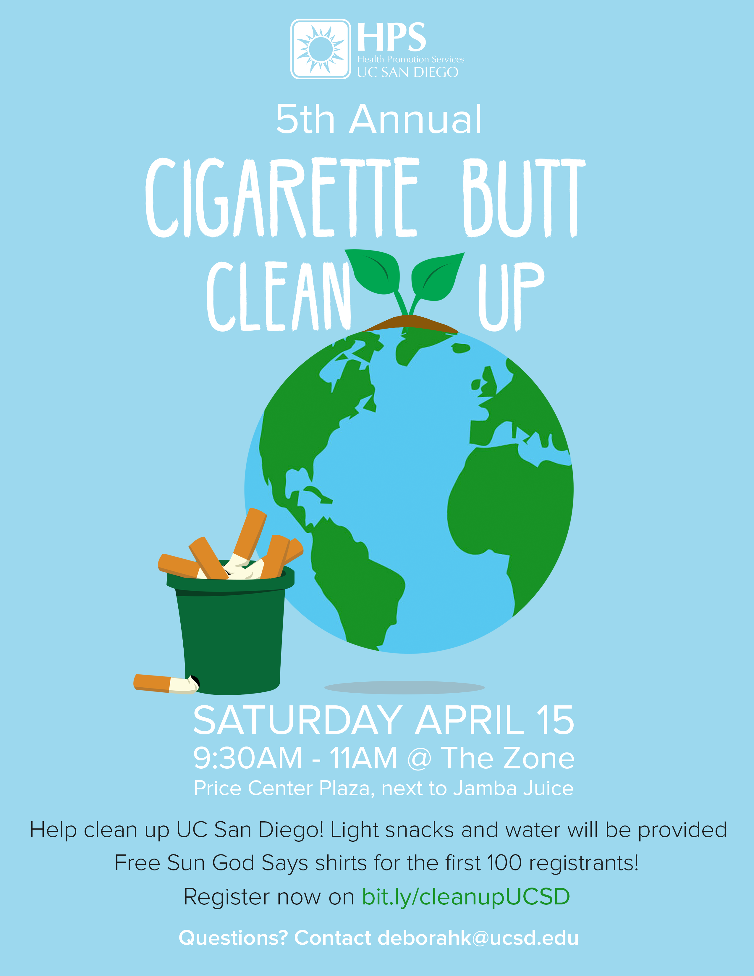 Cigarette Cleanup Poster